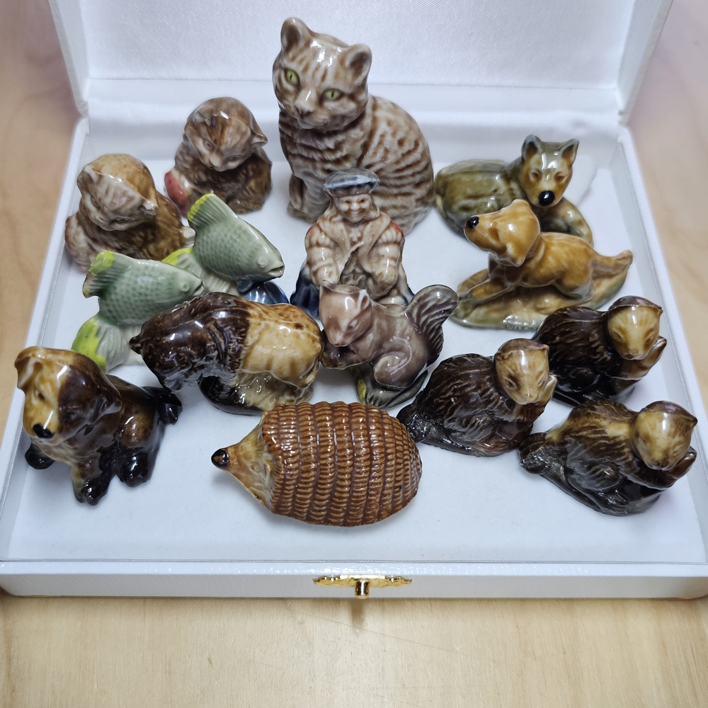 Wade England Tea Ceramic Animal Figurine Set